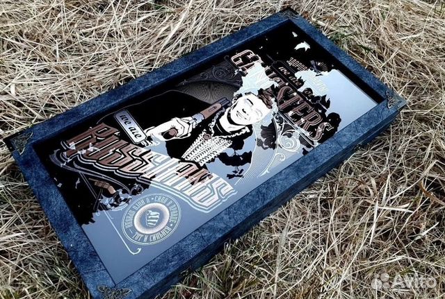 Подарочные нарды под стеклом «Брат»