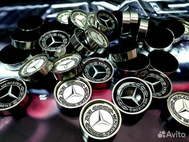 Комплект стальных фишек для нард «Mercedes»