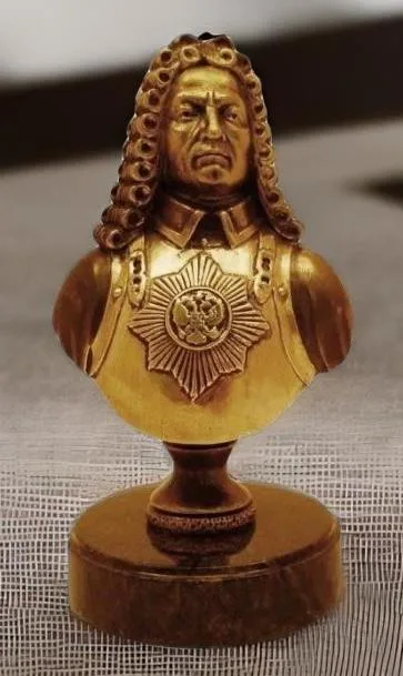 Бюст «Ягужинский П.И.» из бронзы