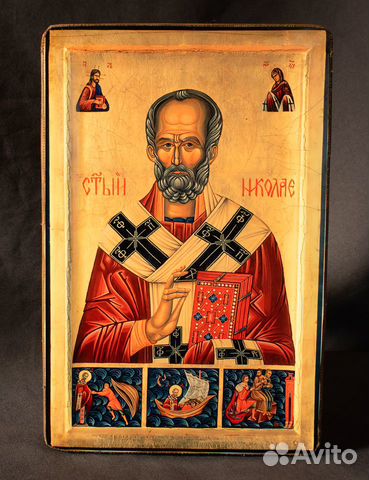 Икона с ковчегом " Святитель Николай"