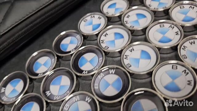 Комплект стальных фишек для нард «BMW»