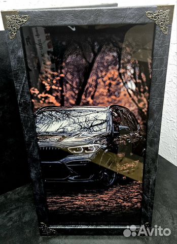 Премиальные нарды под стеклом «BMW X5»
