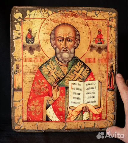 Святой Николай Угодник". Икона