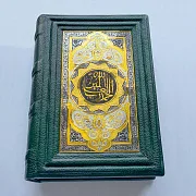 Коран с гравюрой — книга в кожаном переплёте — фотография 6
