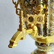 Самовар позолоченный — фотография 4