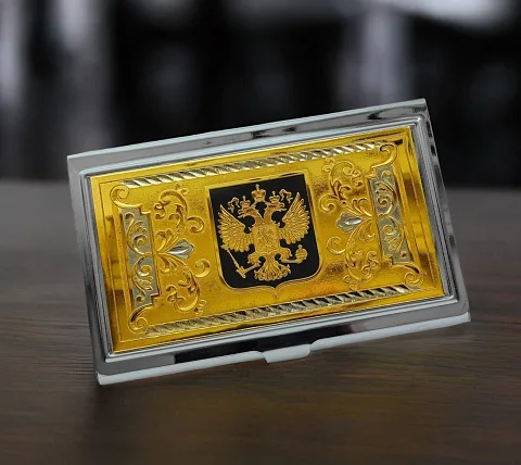 Визитница "Гербовая" №1. Златоуст