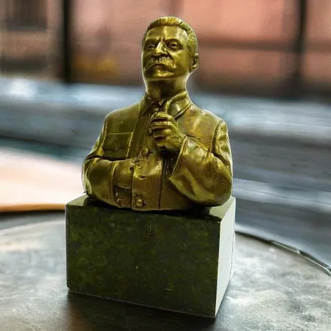 Бюст «Сталин И.В.» из бронзы