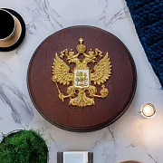 Плакетка «Гербовая» на деревянной основе — фотография 1