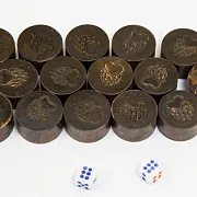 Нарды из карельской берёзы — фотография 4