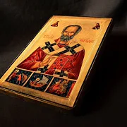 Икона с ковчегом " Святитель Николай" — фотография 9
