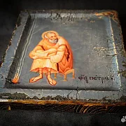 Икона деревянная "Св. Апостол Петр" — фотография 3