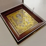 Икона Николай Чудотворец. Златоуст — фотография 4