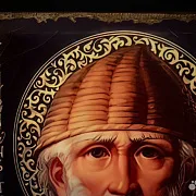 Икона Спиридона Тримифунтского. Ручная работа — фотография 5