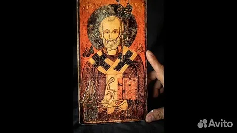 Св. Николай Чудотворец. Икона. Дерев