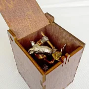 Статуэтка из бронзы «Крыса-фокусник» — фотография 6