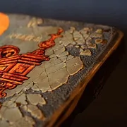 Икона деревянная "Спас-Вседержитель на троне" — фотография 11
