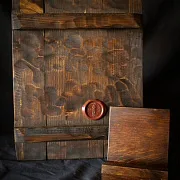 Икона с ковчегом "Пресвятая Троица"+подставка — фотография 3