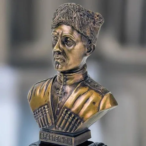 Бюст «Врангеля» из бронзы