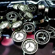 Комплект стальных фишек для нард «Mercedes» — фотография 1