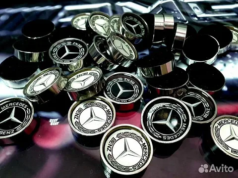 Комплект стальных фишек для нард «Mercedes»