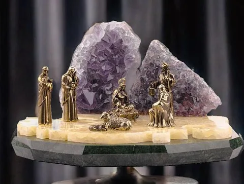 Бронзовая композиция «Рождество Христово»