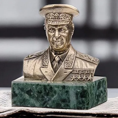 Бронзовый бюст «Жуков Г.К.»