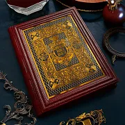 Книга "Большая книга власти" — книга в коже — фотография 1