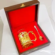Коллекционный латунный подстаканник «Полиция» — фотография 4
