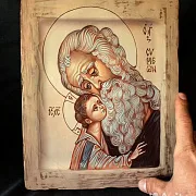 Св. Симеон Богоприимец. Икона — фотография 6