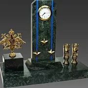 Часы «Погон» с гербом ВМФ и подставками — фотография 2