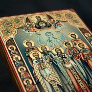 Икона "Собор целителей, чудотворцев " — фотография 6