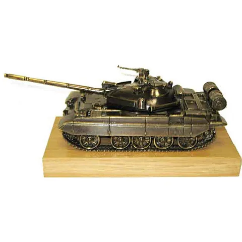 Бронзовая статуэтка танка «Т-72»