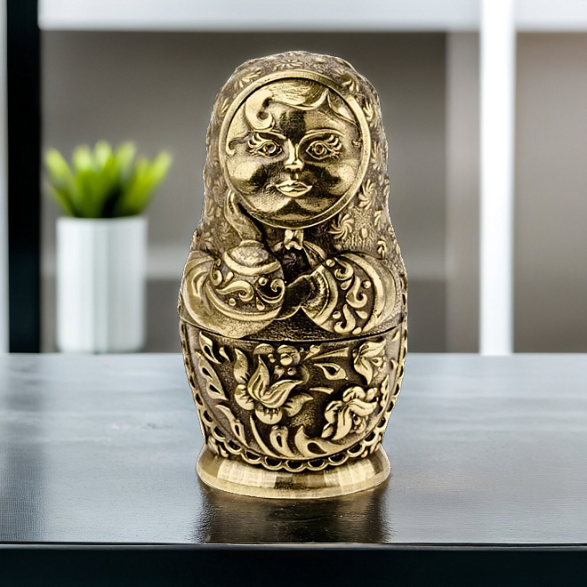 Бронзовая матрёшка "Средняя"