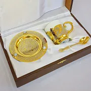Фарфоровая кофейная пара "Агат". Златоуст — фотография 6