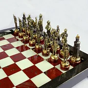 Шахматы из яшмы — фотография 3