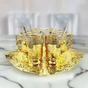 Чайный набор на шесть персон. Златоуст — фотография 1