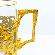 Латунный подстаканник «Рыцари» — фотография 6