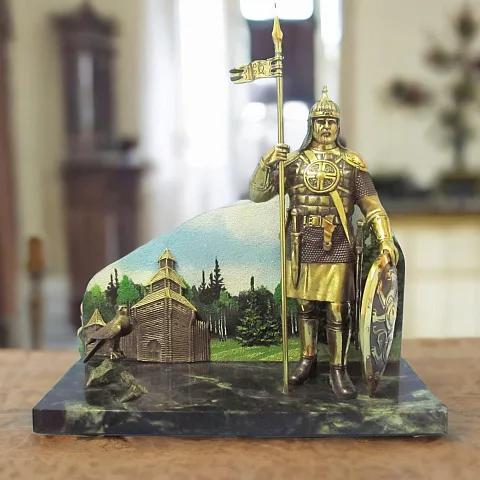 Композиция «Русь изначальная» (Витязь) из бронзы