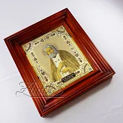 Икона Серафима Саровского /в киоте/. Златоуст — фотография 2