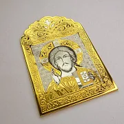 Икона Иисуса Христа настольная. Златоуст — фотография 3