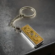 Флешка «Цветы» из латуни — фотография 1