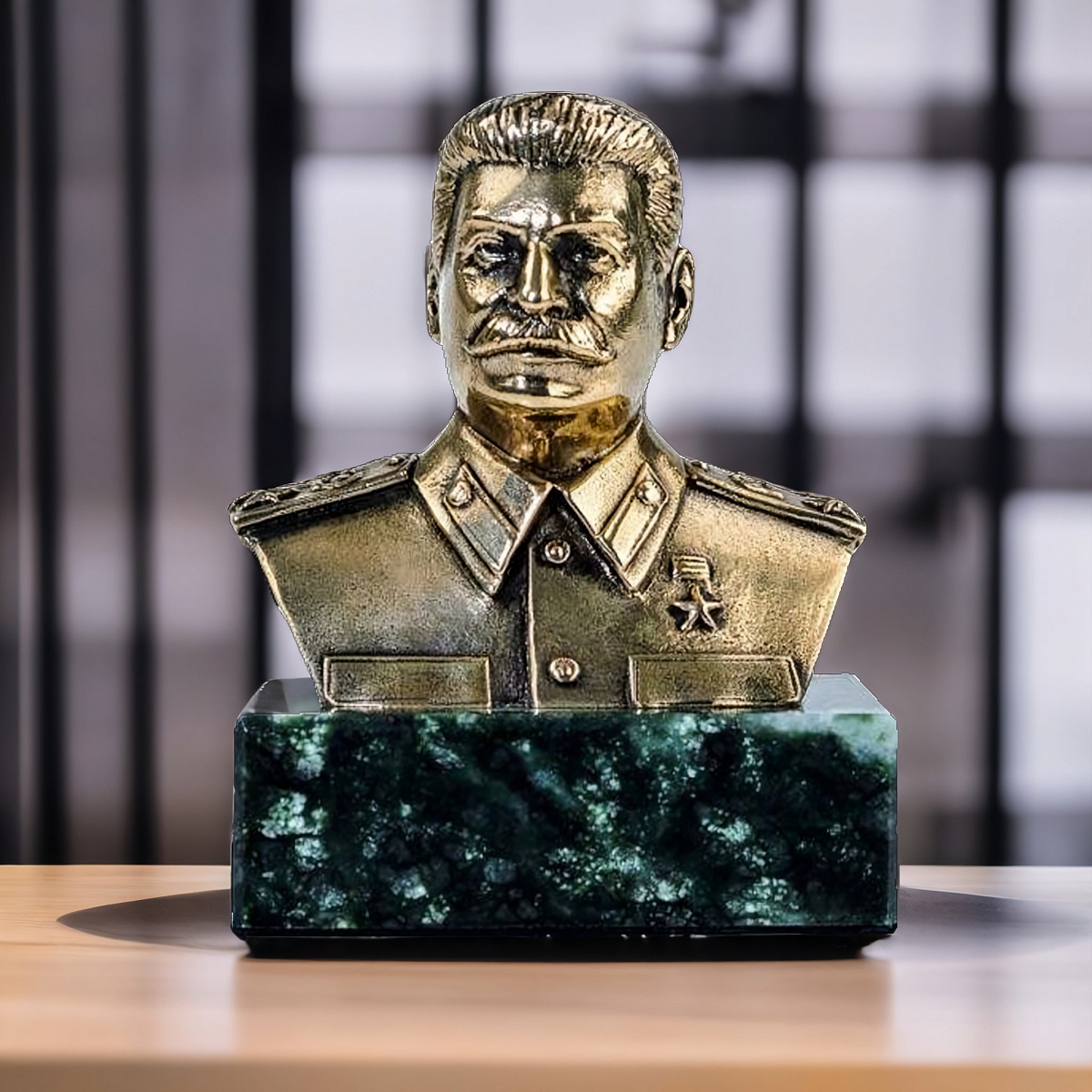 Бронзовый бюст "И.В. Сталин"