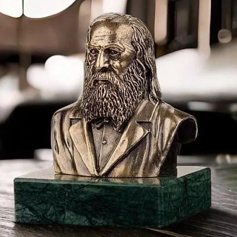 Бронзовый бюст «Менделеев Д.И.»