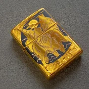 Зажигалка Zippo оригинал "Волки" — фотография 3