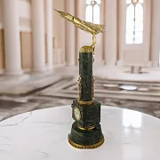 Часы с бронзовым самолетом — фотография 1