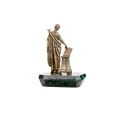 Бронзовая статуэтка «Муза Клио» с патиной — фотография 4