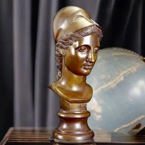 Бюст «Афина» из бронзы