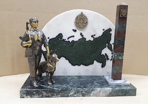 Бронзовый сувенир «Рубежи России»