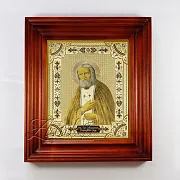 Икона Серафима Саровского /в киоте/. Златоуст — фотография 7