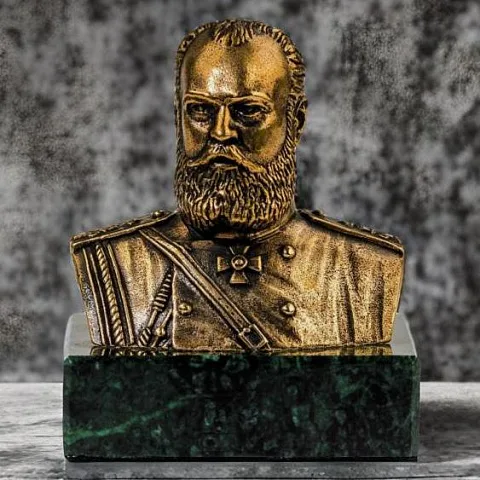 Бронзовый бюст «Александр III»